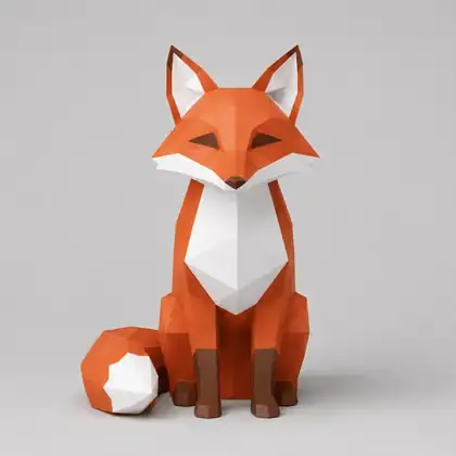 Decoração 3D em papel A4